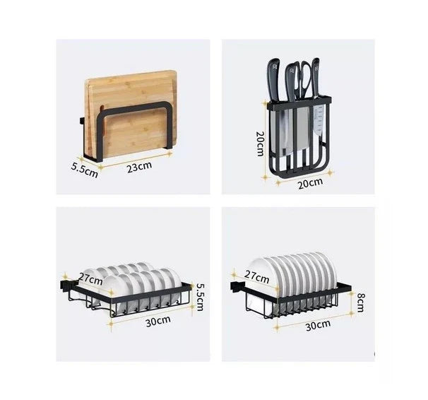 CocinaClean - ESCURRIDOR SUPERIOR 85CM CON SOPORTE ESTABLE
