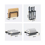 CocinaClean - ESCURRIDOR SUPERIOR 85CM CON SOPORTE ESTABLE