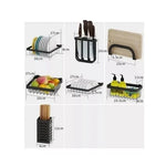 CocinaClean - ESCURRIDOR SUPERIOR 85CM CON SOPORTE ESTABLE