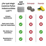LuxFlex™ Paños de Virutilla Indestructibles - Pack 10 Unidades