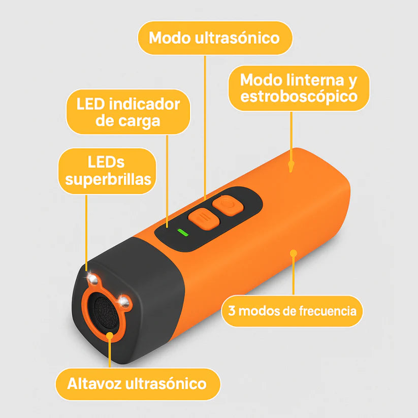 Brivori™ - Disuasor ultrasónico de ladridos para perros