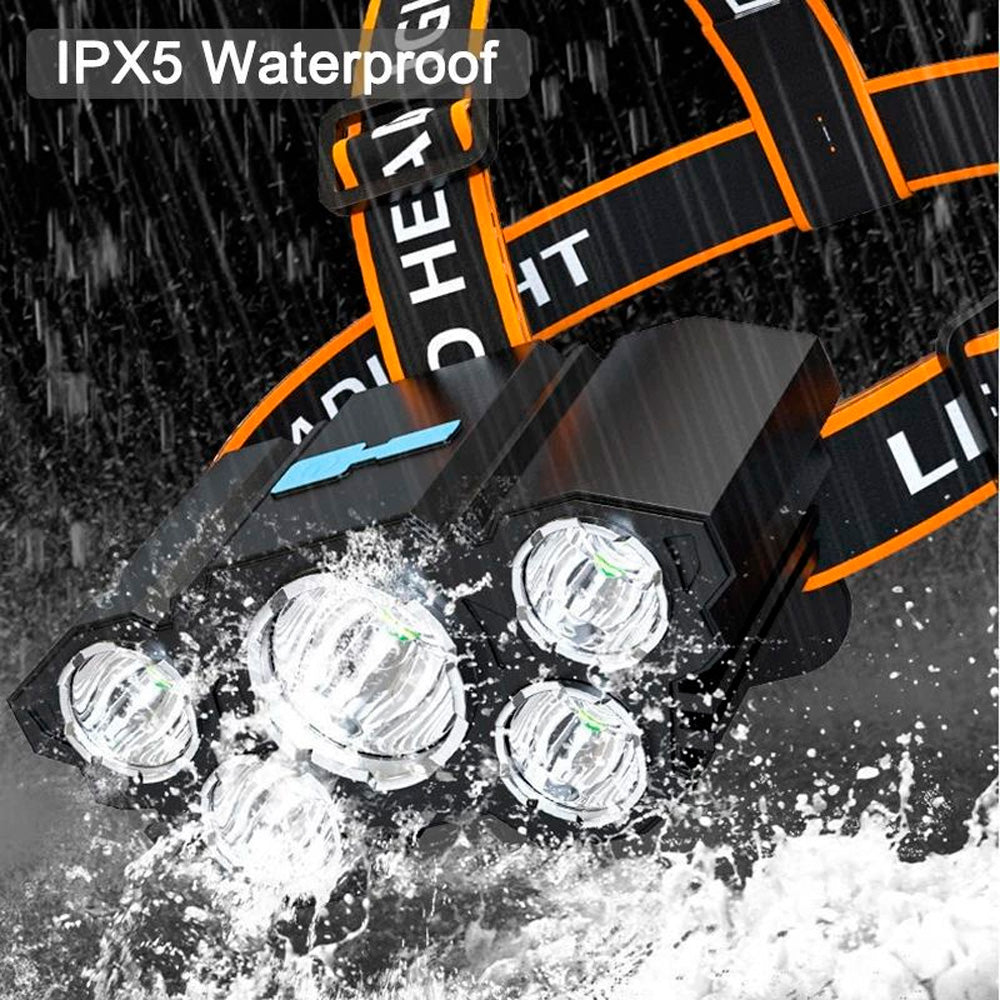 🔦La Linterna Todo Terreno Multiusos Premium Linterna de Cabeza Frontal con luces LED - 🚨
