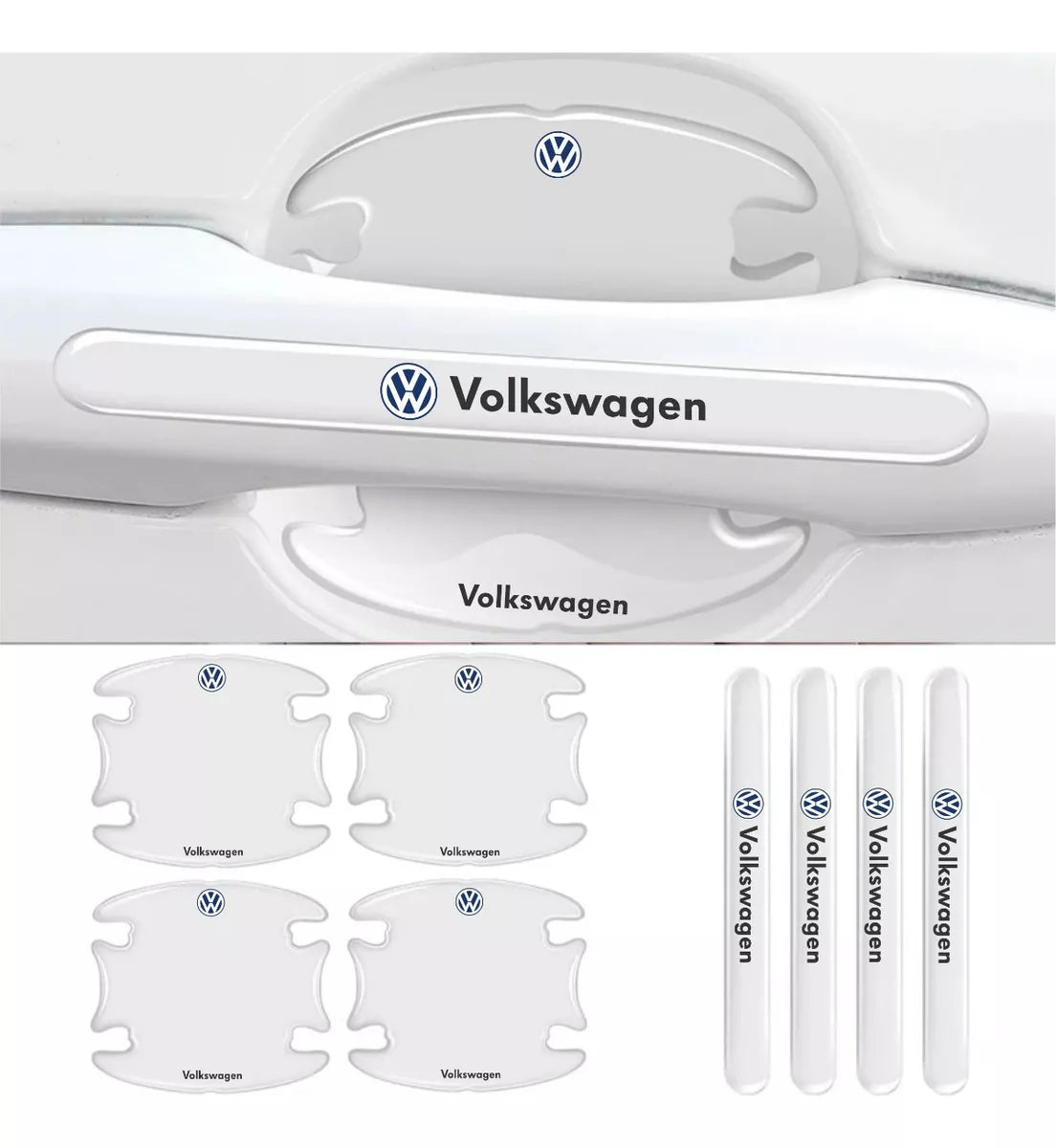 Set X 8 Protectores Anti Arañazos Manija Para Carro 🚘
