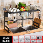 CocinaClean - ESCURRIDOR SUPERIOR 85CM CON SOPORTE ESTABLE