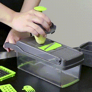 PICATODO MULTIFUNCIONAL - CORTADOR DE VERDURAS 8 EN 1 - Santa VIP EC