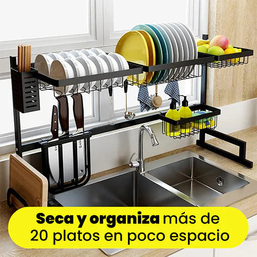CocinaClean - ESCURRIDOR SUPERIOR 85CM CON SOPORTE ESTABLE