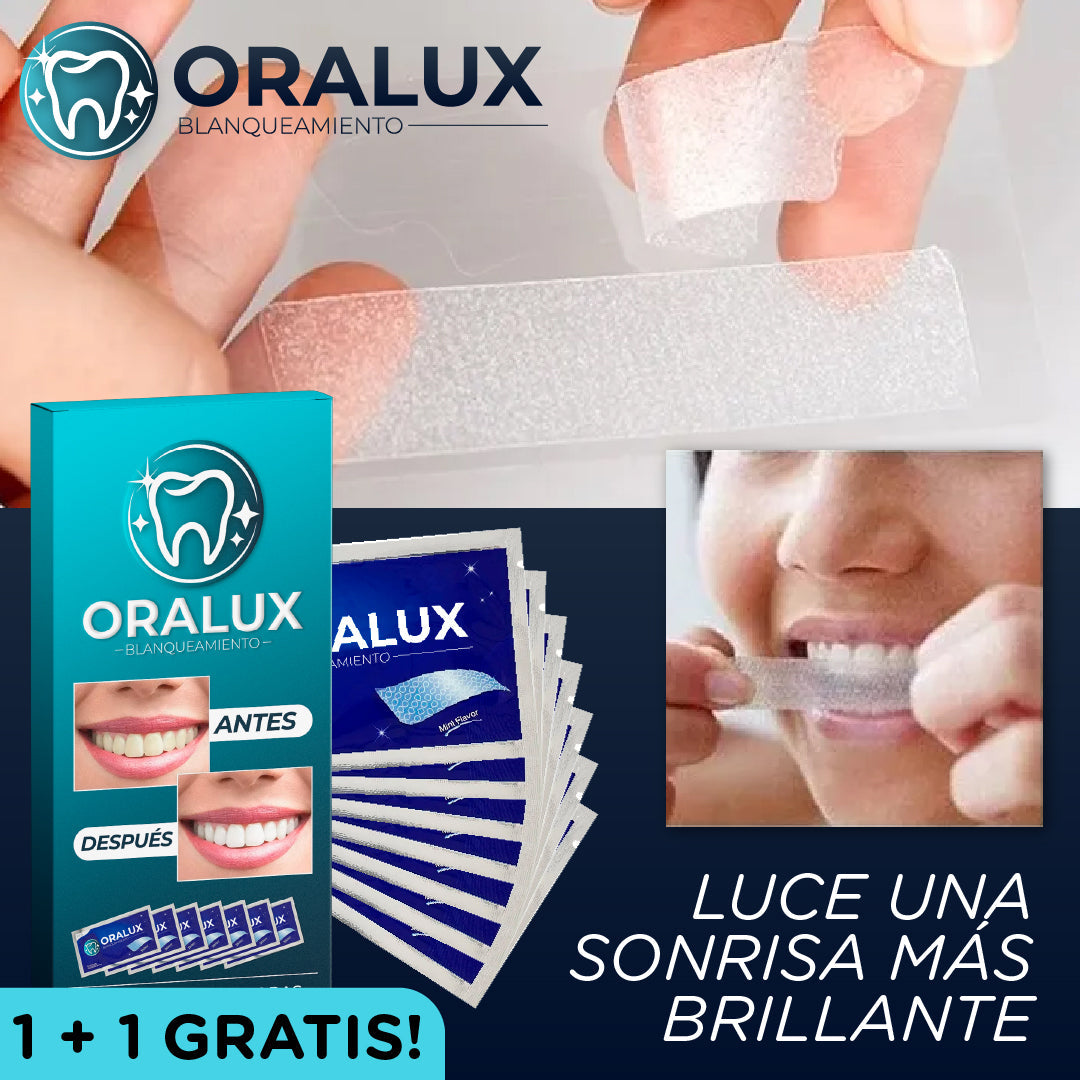 Oralux™ - Tiras Blanqueadoras Dentales