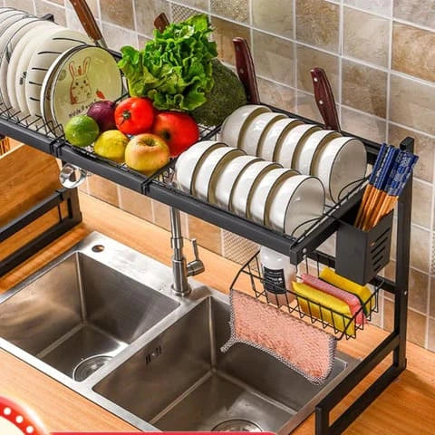 CocinaClean - ESCURRIDOR SUPERIOR 85CM CON SOPORTE ESTABLE