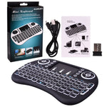Mini Teclado Inalámbrico Touchpad Recargable