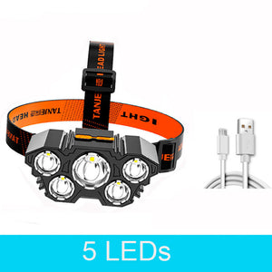🔦La Linterna Todo Terreno Multiusos Premium Linterna de Cabeza Frontal con luces LED - 🚨