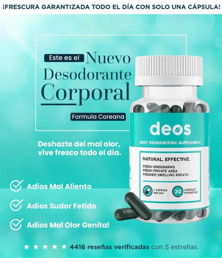 DEOS® | Frescura Interna = Confianza Externa OFERTA 2X1🔥