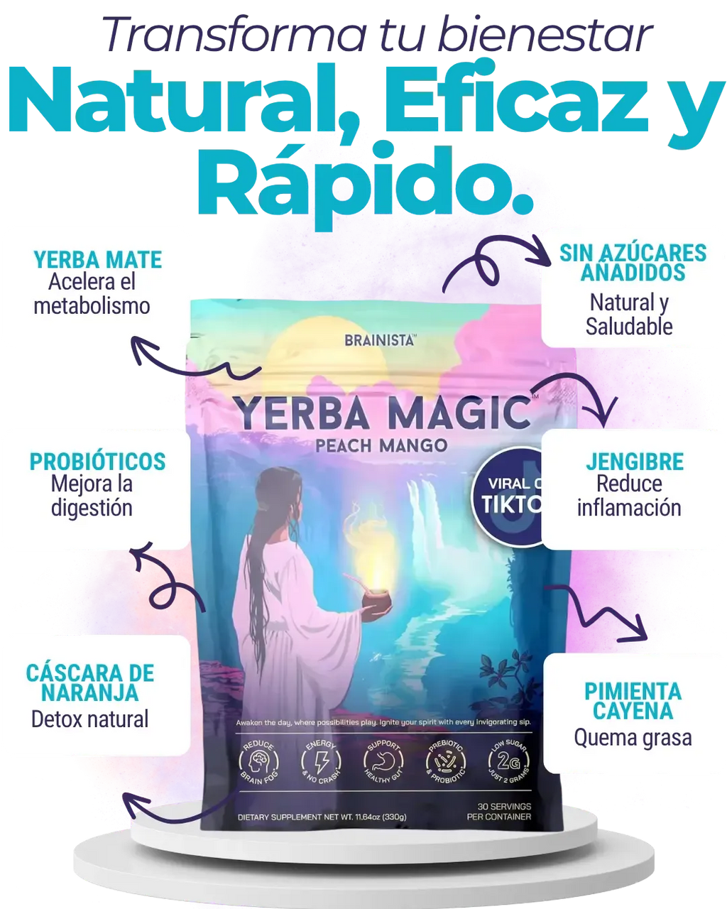 Yerba Magic® | Té natural en polvo