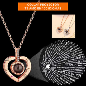 COLLAR TE AMO ❤️🌎 en 100 Idiomas -ENVÍO GRATIS💘