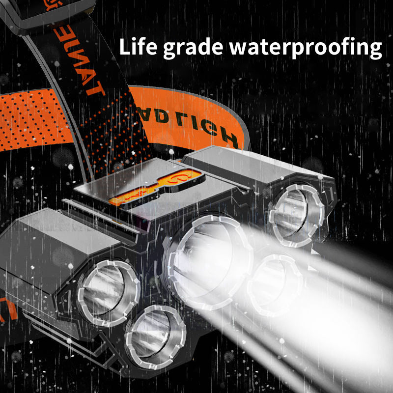 🔦La Linterna Todo Terreno Multiusos Premium Linterna de Cabeza Frontal con luces LED - 🚨