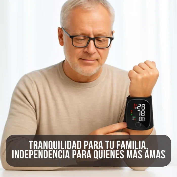 MONITOR DE PRESION ARTERIAL DE MUÑECA - CON VOZ EN ESPAÑOL